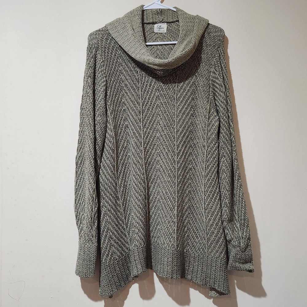 Cozy Effeci Olive Green Sweater
